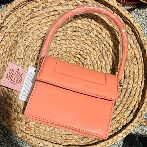 Olivia Miller Peach Mini Bag